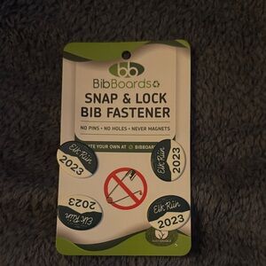 NWT BibBoards - Green and White